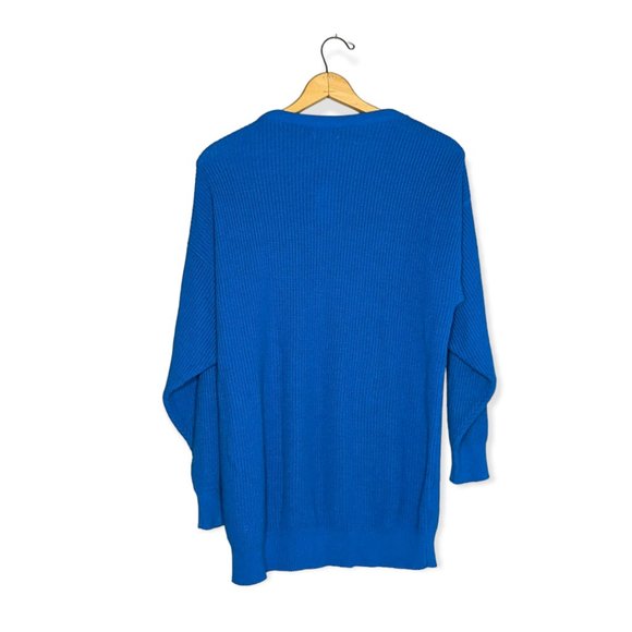 Vintage Pandora Blue Crew Neck Sweater Size Medium - Picture 7 of 11